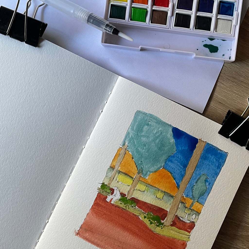 P-Notes Sketchbook Acuarela - Libreta para dibujar