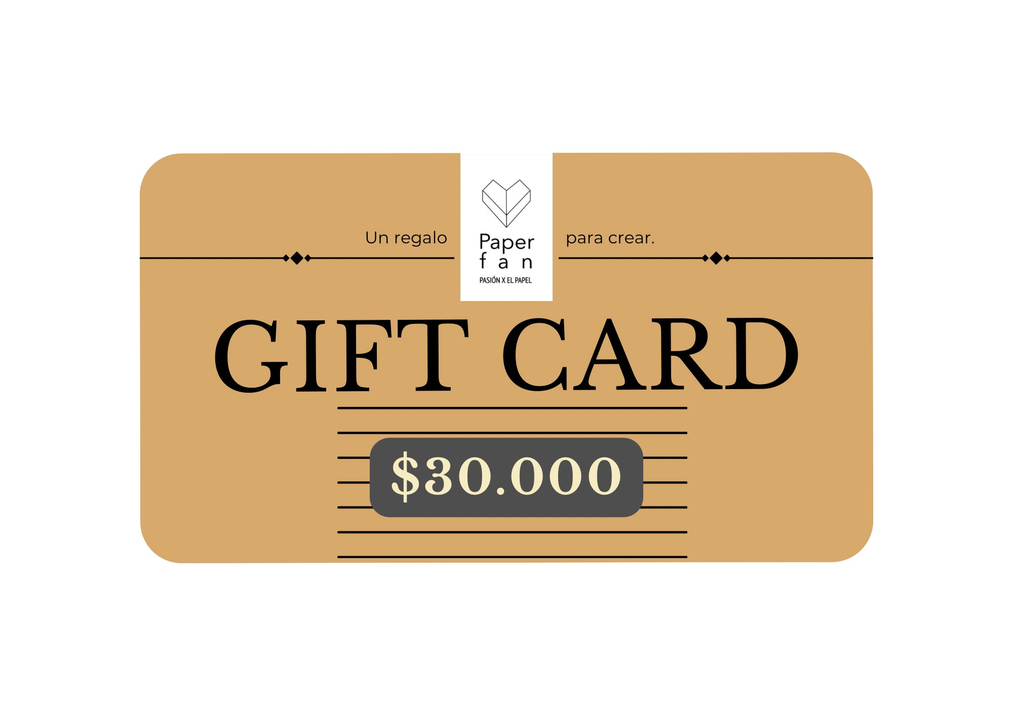 Gift Card PARA VOLVER A CREAR
