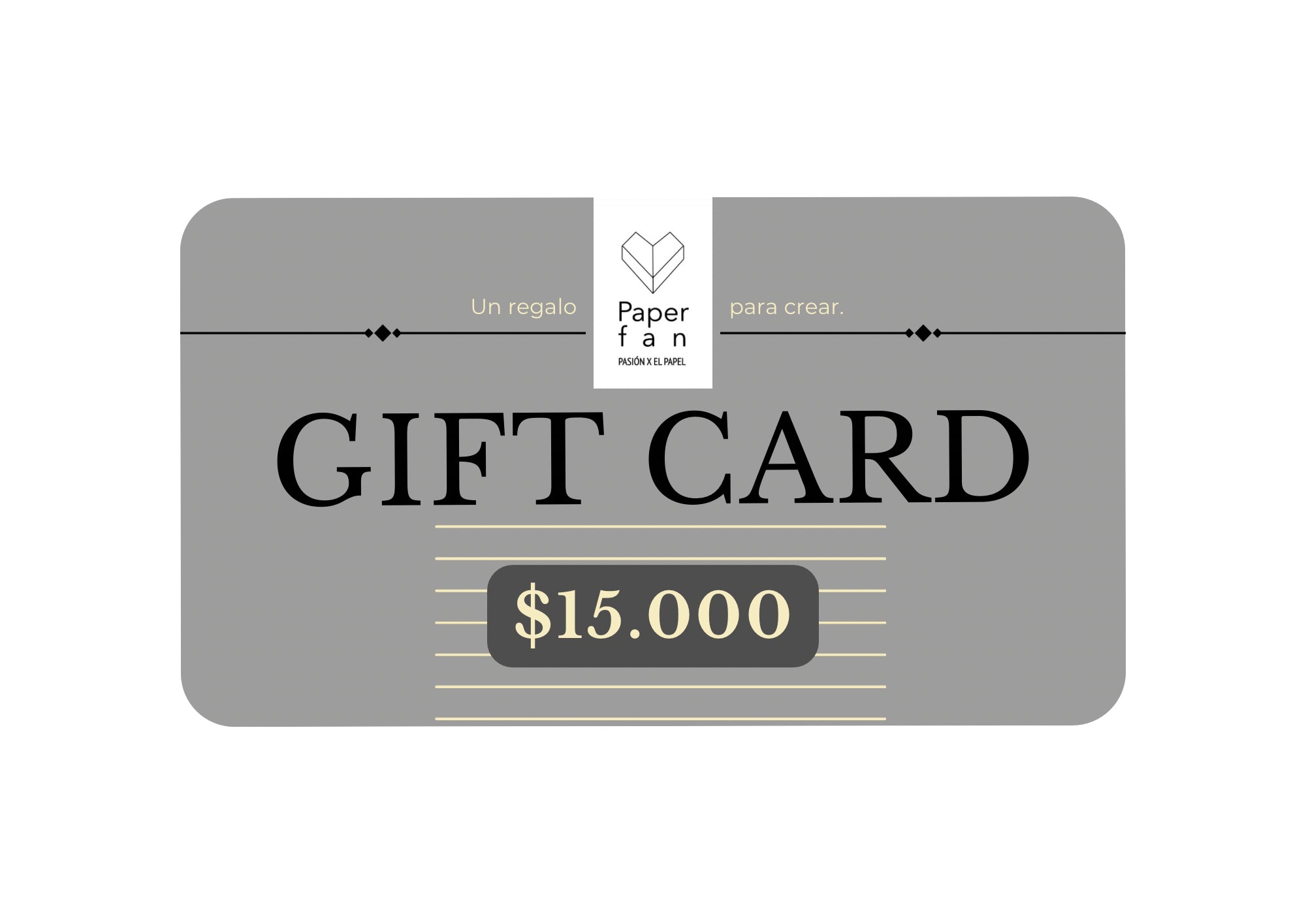 Gift Card PARA VOLVER A CREAR